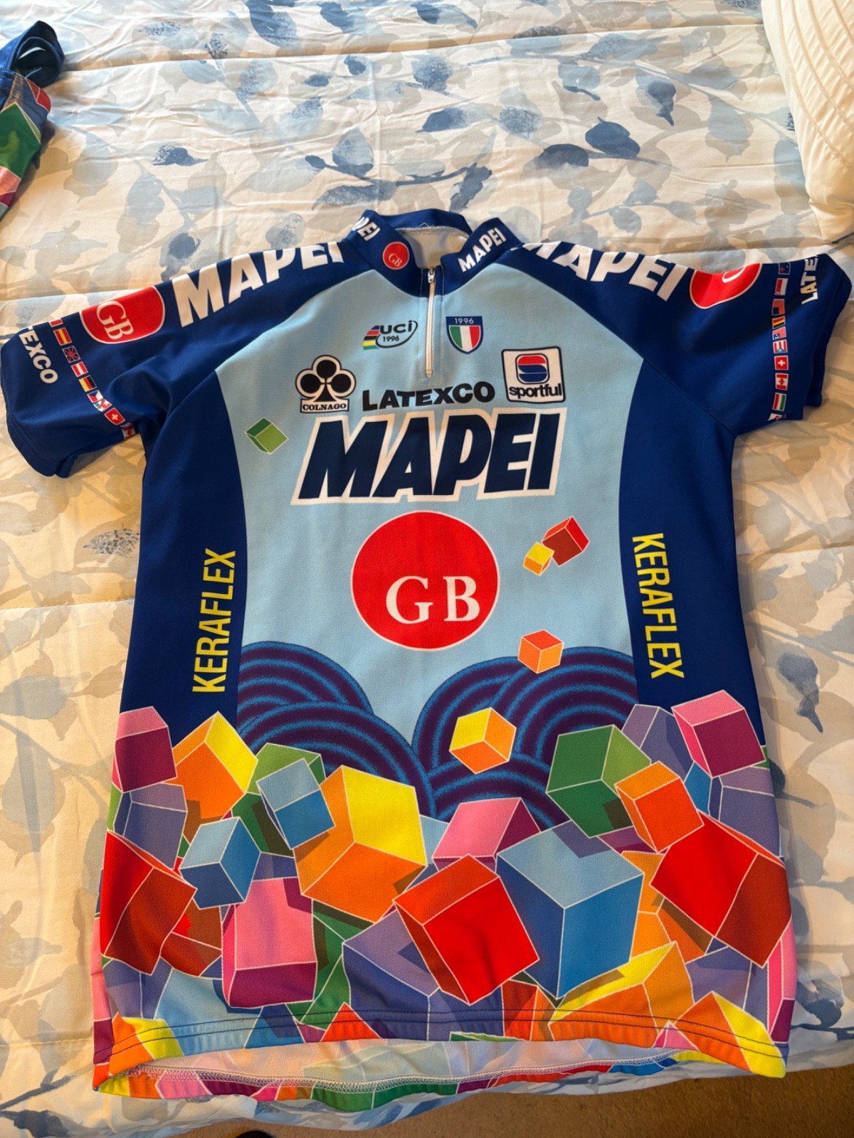Mapei Cycling Jersey and Bibs – Mens M/L