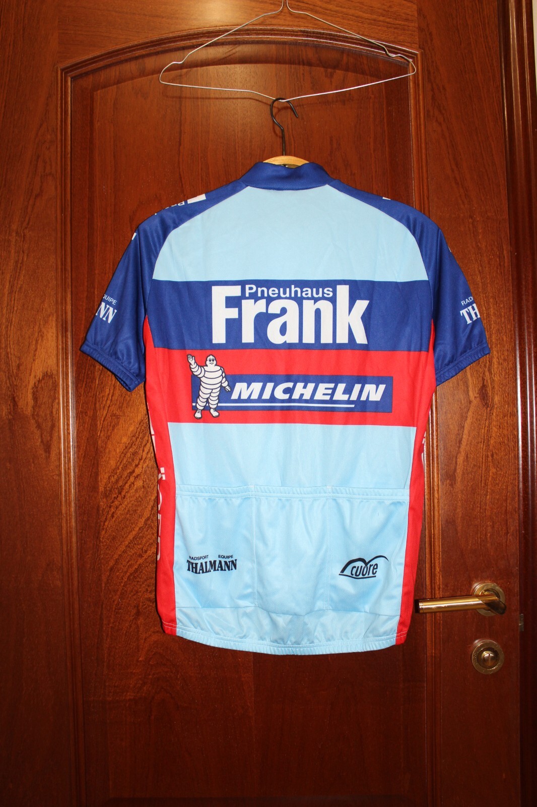 Vintage BMC Pneuhaus Frank Michelin Cycling Team-Jersey & Bib Shorts Full Kit-M