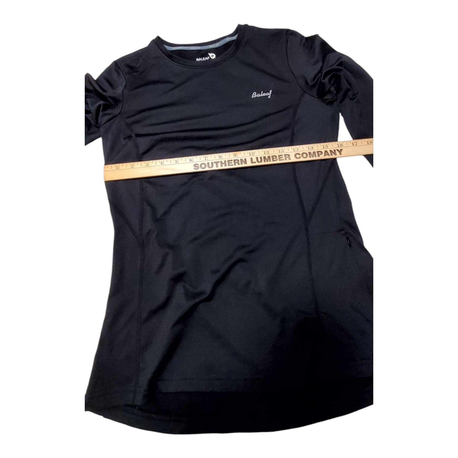 Baleaf Cycling Compression Shirt Black Base Layer Long Sleeve Women’s Size Mediu
