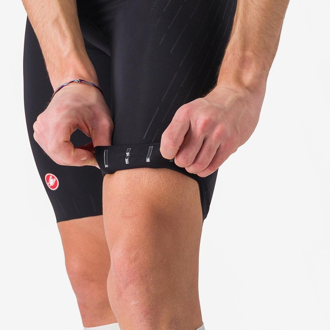 TRIATHLON SHORT SLEEVE SUIT BRAND: CASTELLI FREE SANREMO 3 SUIT WHITE / BLACK