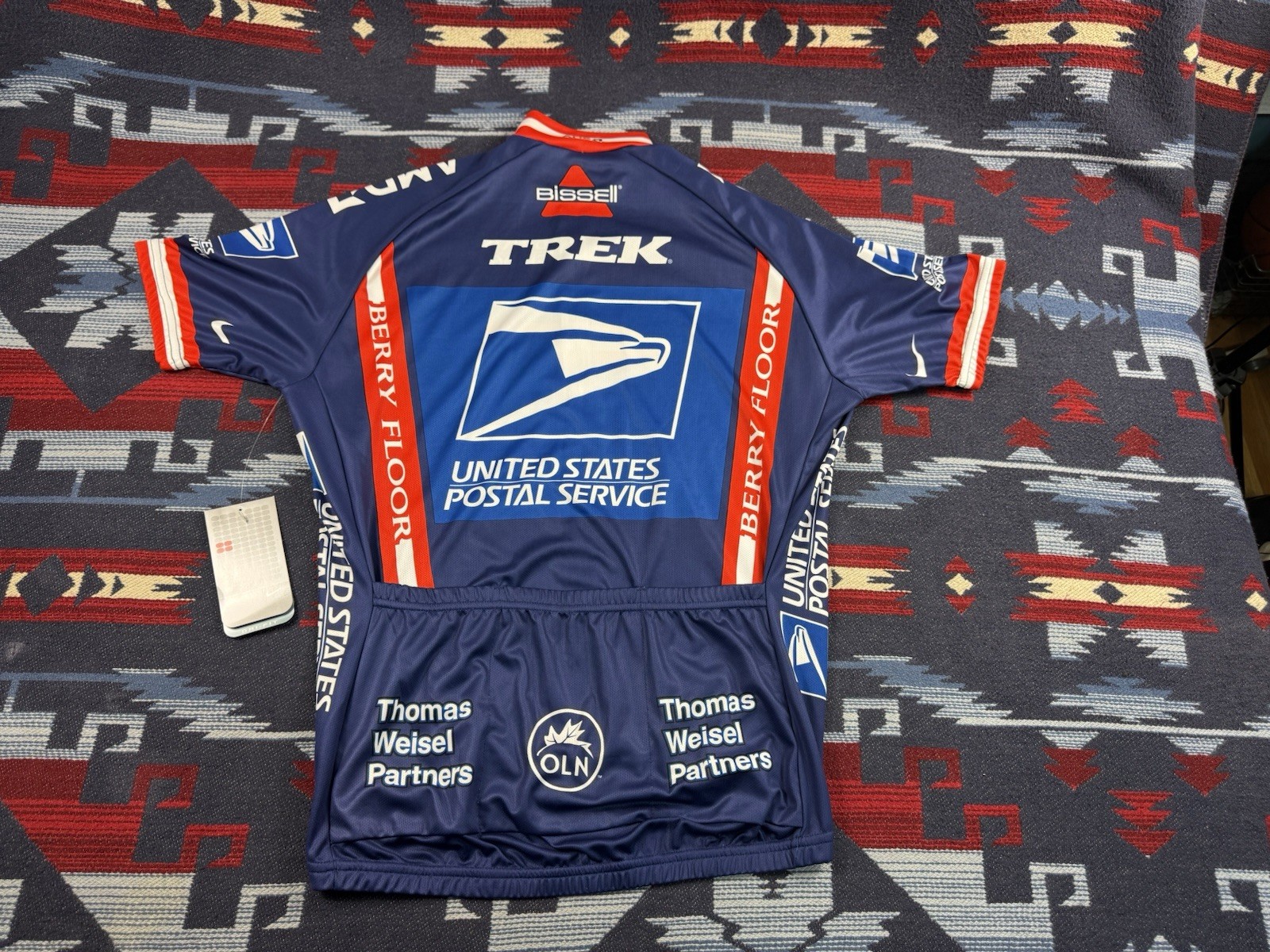 VTG Y2K NWT Nike USPS United States Postal Cycling Team Jersey Lance Armstrong L