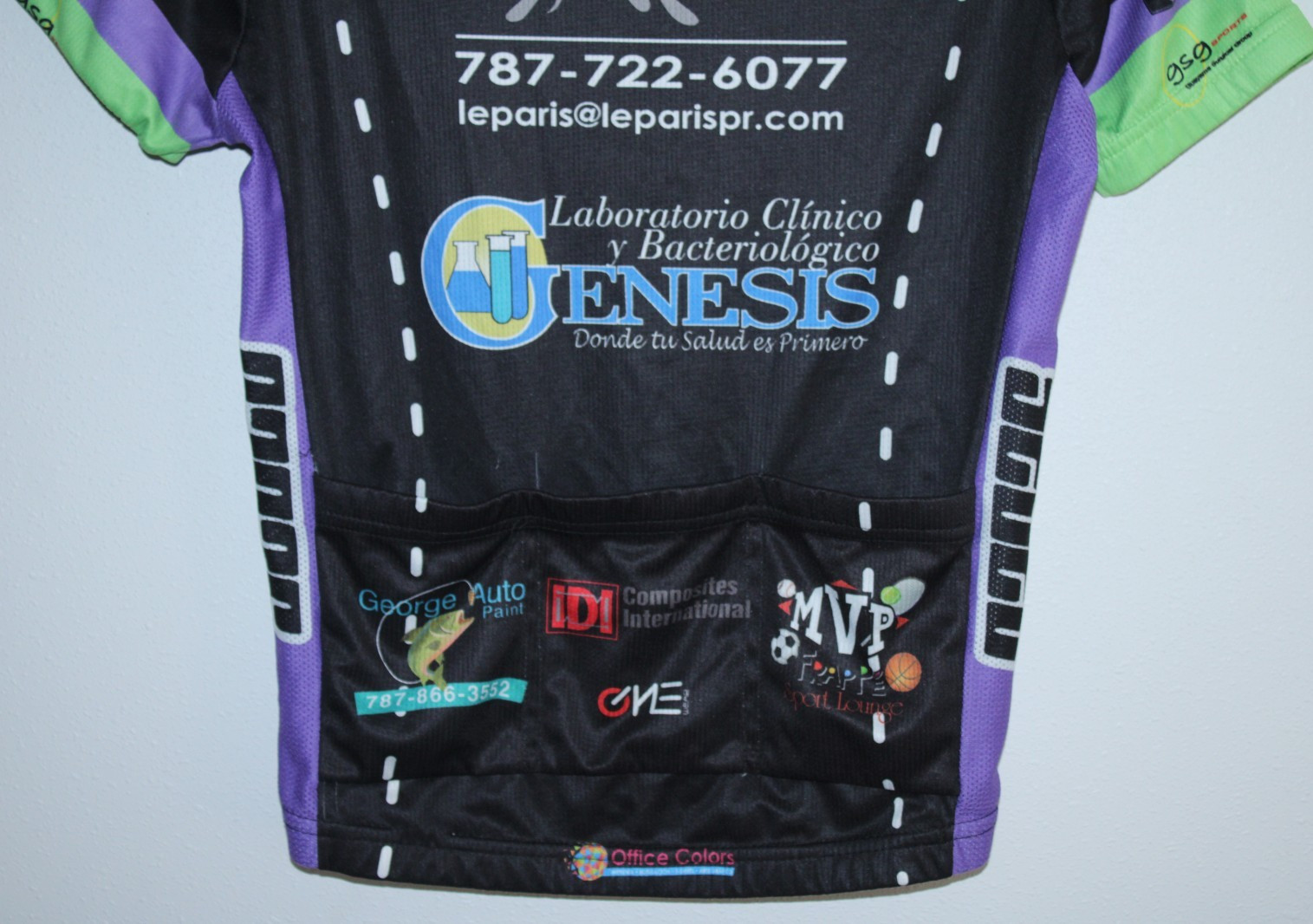 Siglox Woman’s Cycling Jersey XS Rear Pocket 36″ Chest 21/24″ T2B Zip Racing CX~