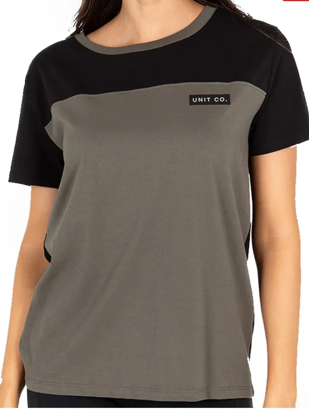 Unit Believer Tee Womens Military Green Size Large Cycling Jersey Active Top