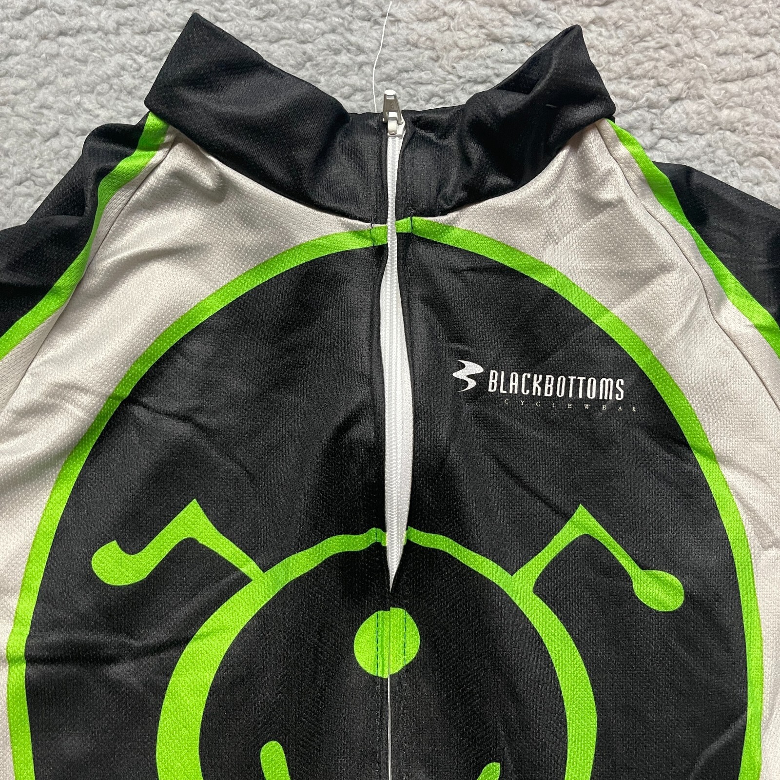 BlackBottoms.com Cycling Shirt The Happy Mutant Mens XL Biking Racing