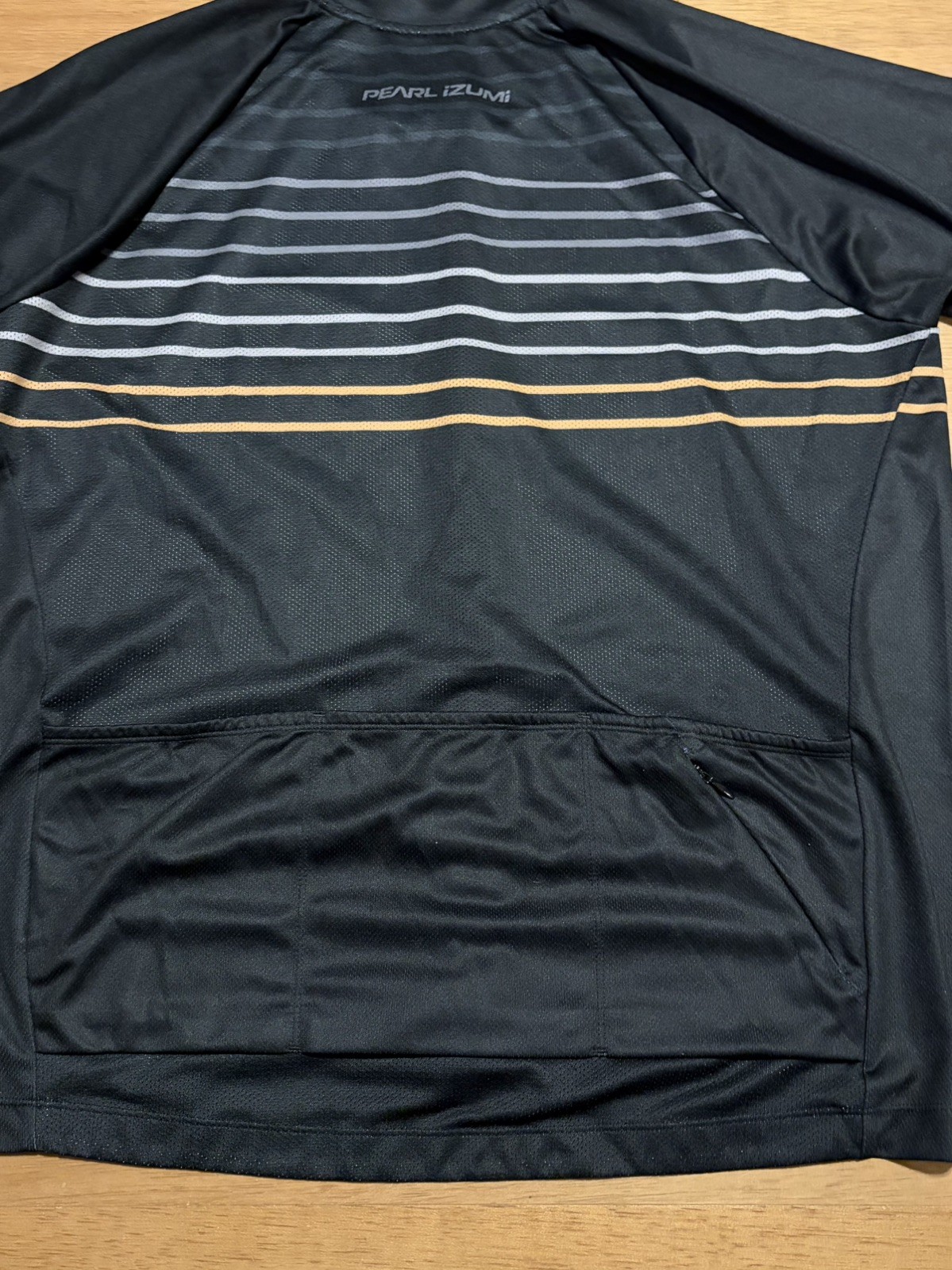 Pearl Izumi Mens Canyon Graphic Cycling Zipup Jersey Top Black Brown Slope XL