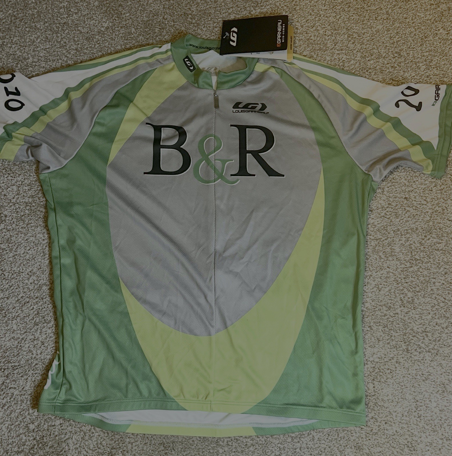 Louis Garneau Bike Micro Airdry Semi Relaxed Cycle Racing Shirt XXL NOS