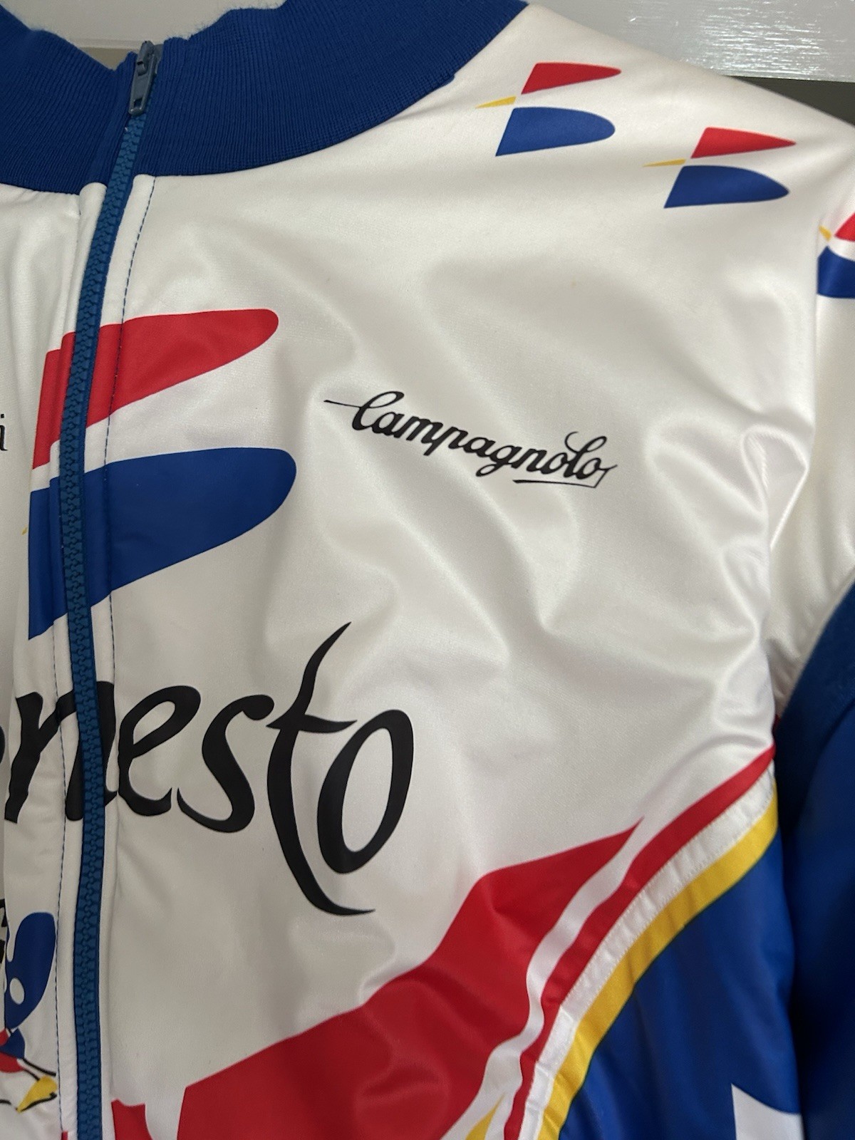 Nalini/ Banesto vintage Cycling jacket Synthetic Fleece Size L