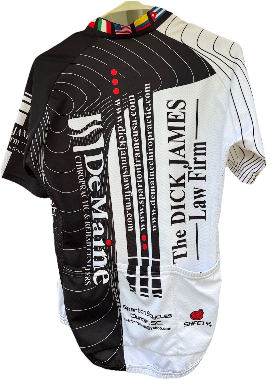 Safety Cycling Jersey Men’s Large Multi-Color Full Zip