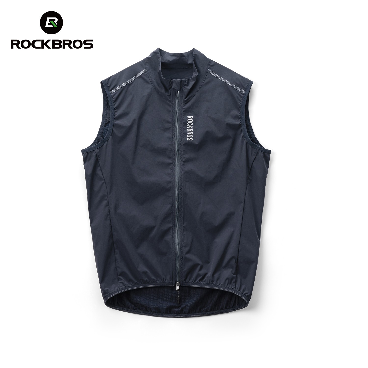 ROCKBROS Cycling Jacket High Visibility Anti-Wind Jacket Vest S-3XL Lightweight