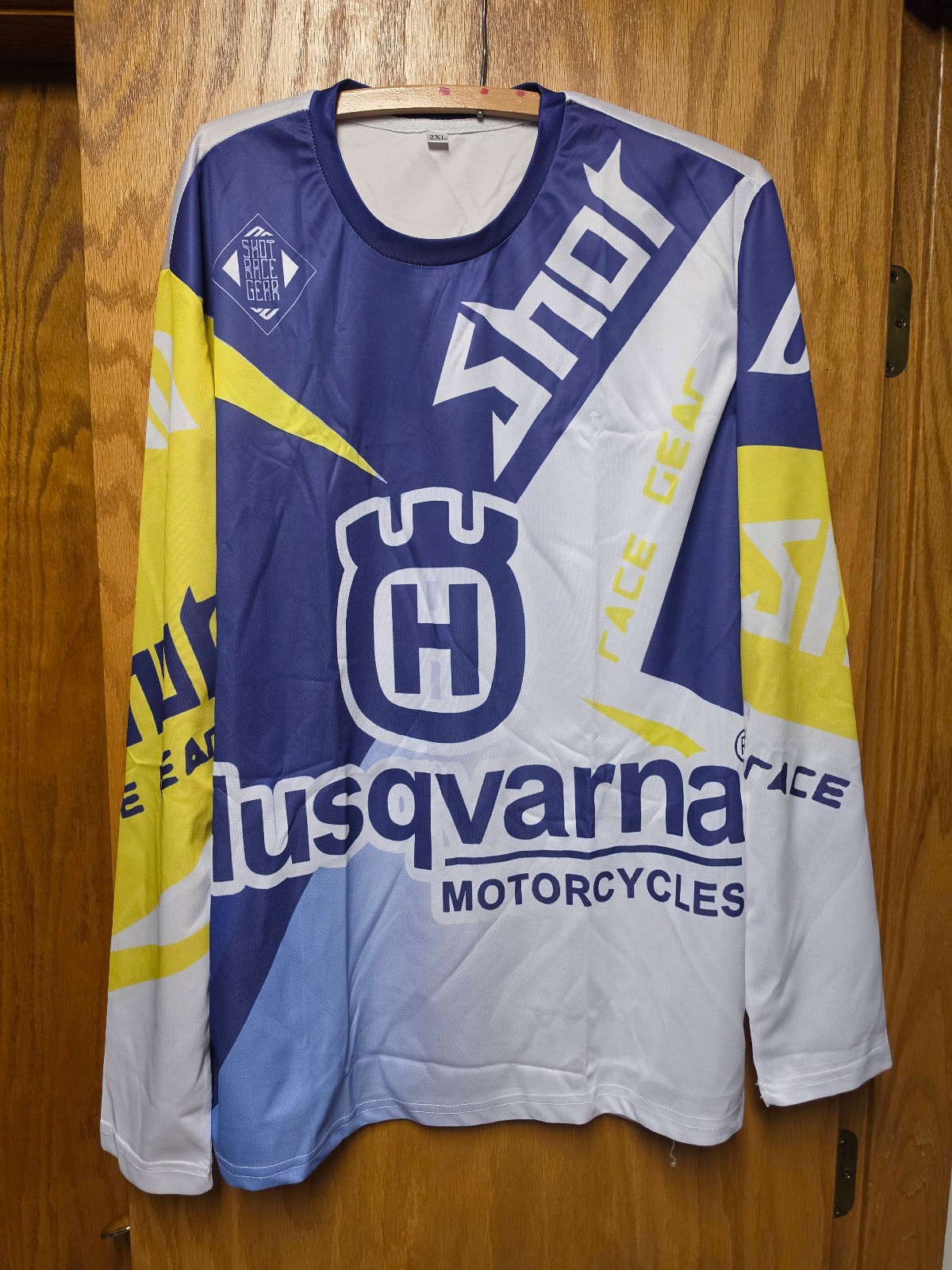 Husqvarna Motorcycle Long Sleeve Shirt Jersey Enduro MTB Motocross