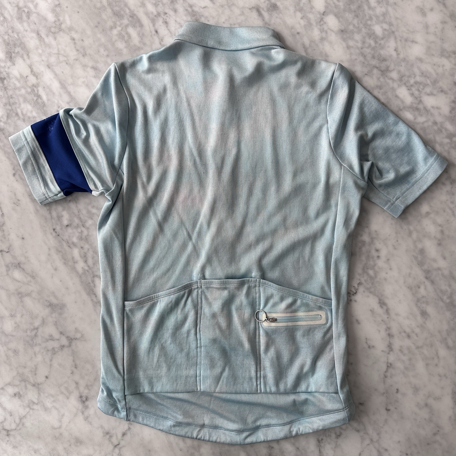 Rapha Classic Jersey II Mens Small Tie Dye Full Zip Cycling Wool Blend White