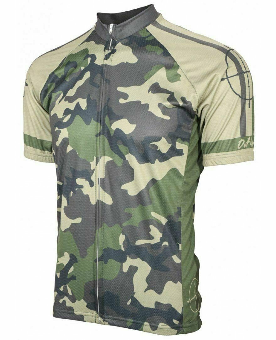 Outlaw Camo Men’s Cycling Jersey (S, M, L, XL, 2XL, 3XL)