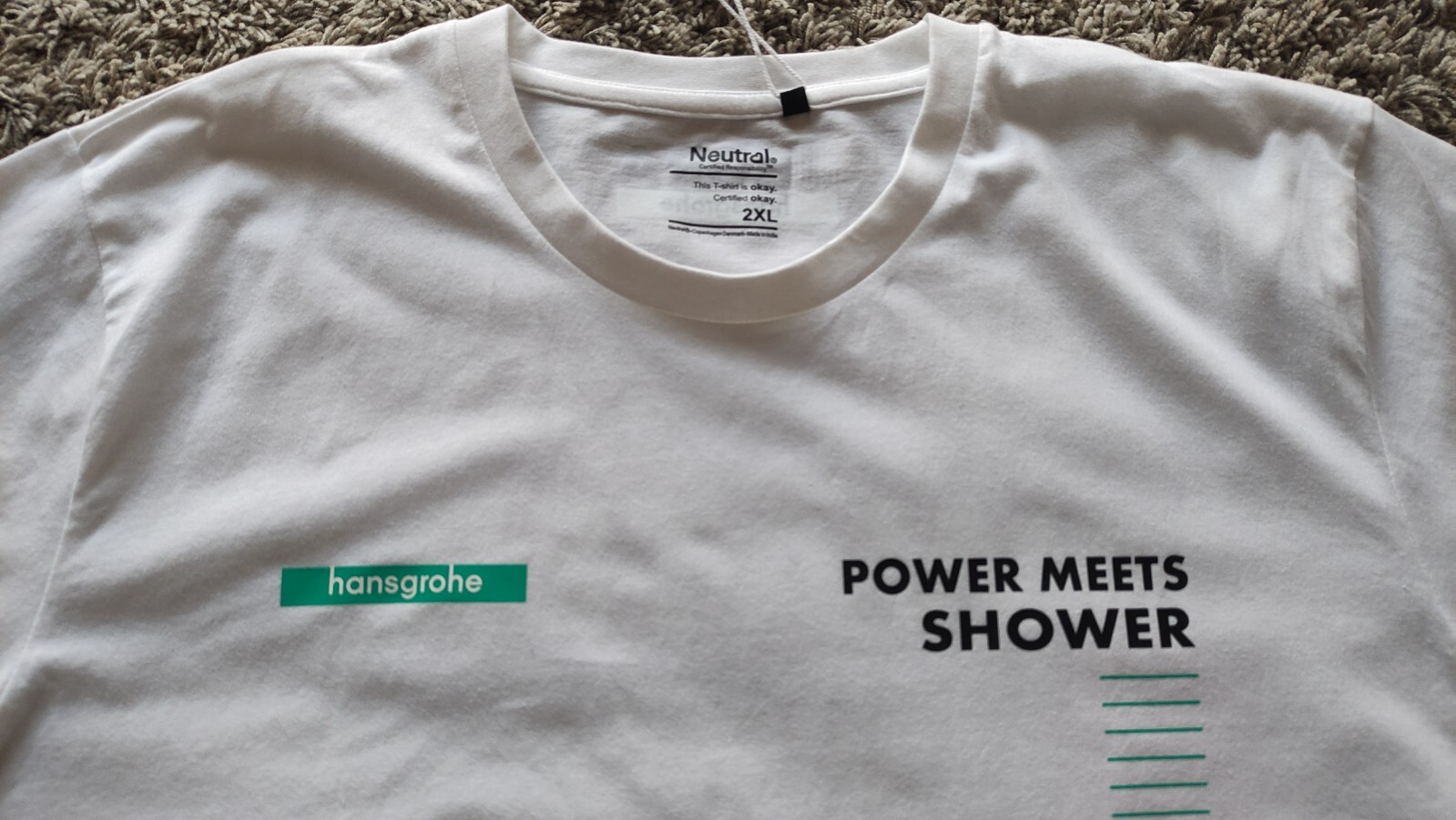 Bora Hansgrohe team Neutral Men’s Short Sleeve 100% Cotton T-Shirt Size:2XL NEW!