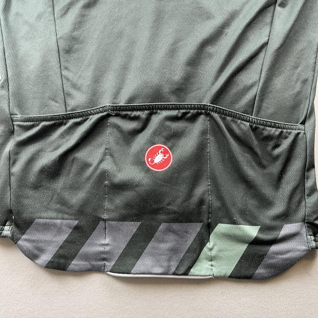 Castelli Pisa Mid Cycling Jersey Mens Small Green Lightweight Limited Edition