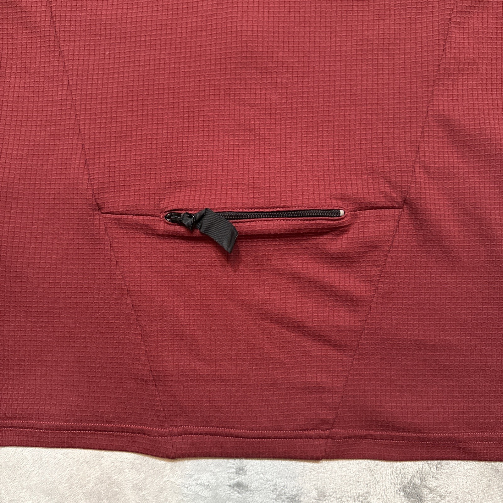 Vintage Nike ACG Cycling Jersey Mens Medium Red Maroon Half Zip Pullover