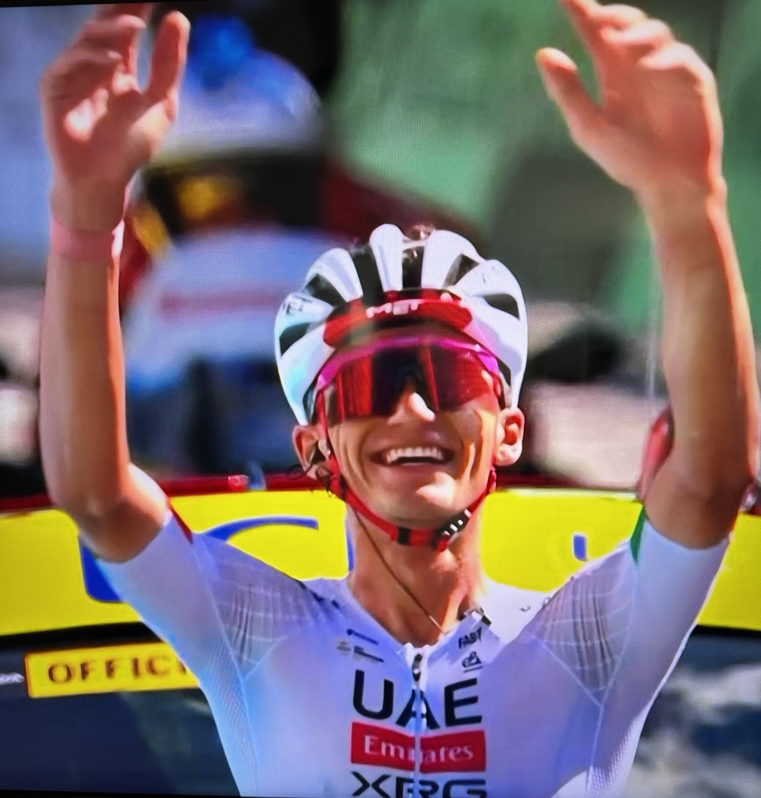 UAE MEXICO CHAMPION TEAM PRO CYCLING JERSEY NEW XL 40″ FREE SHIPPING !!