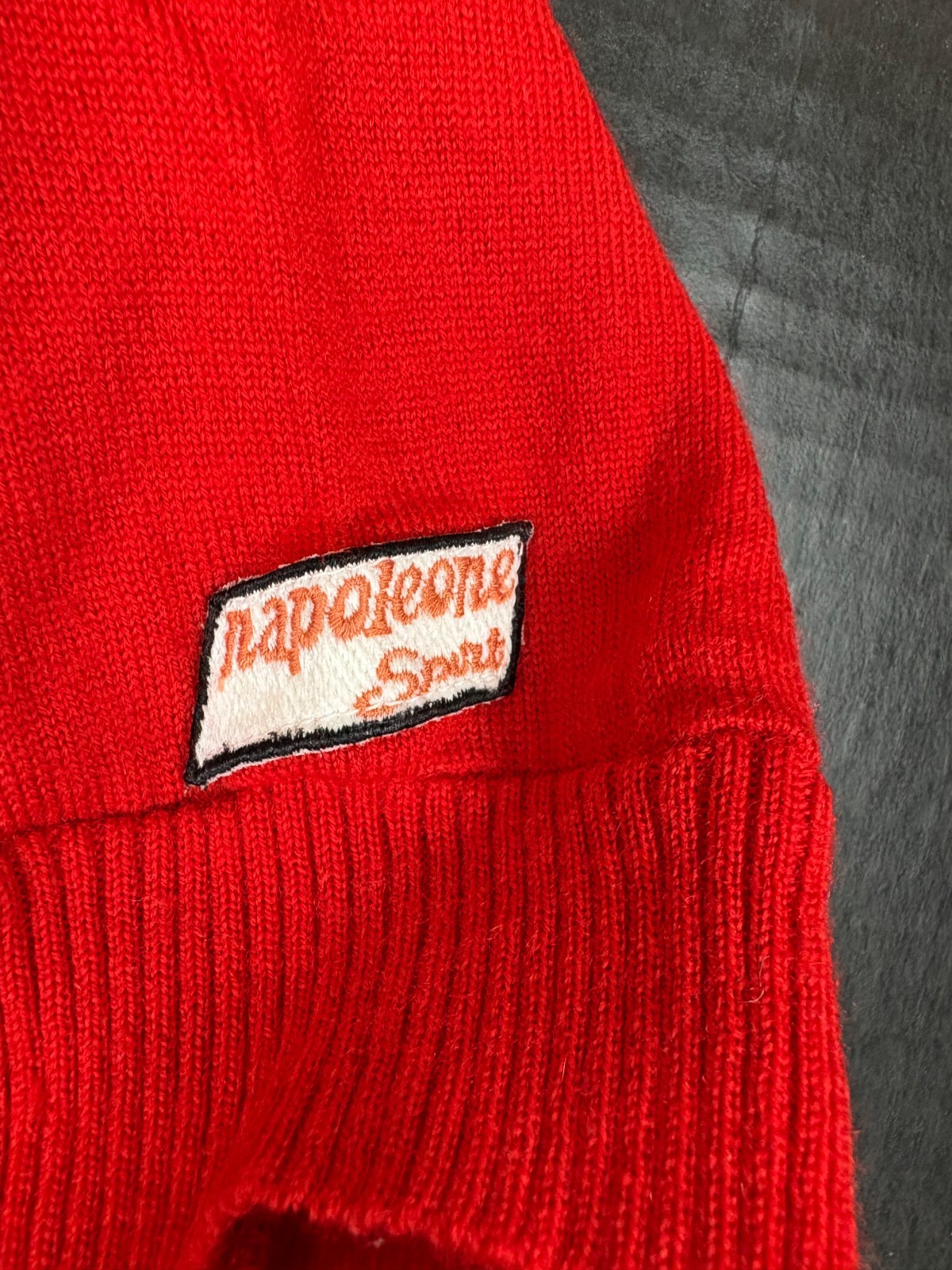 Vintage Legnano Pirelli Cycling Jersey Wool Knit Green Red Size L Italy RARE