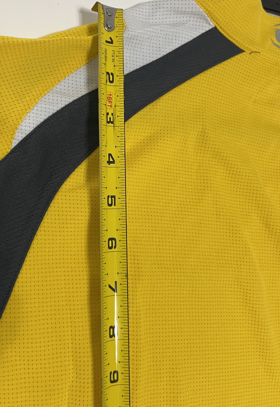 Cannondale RE-SPUN Cycling Jersey Men’s Large Yellow Short Sleeve Relaxed Fit