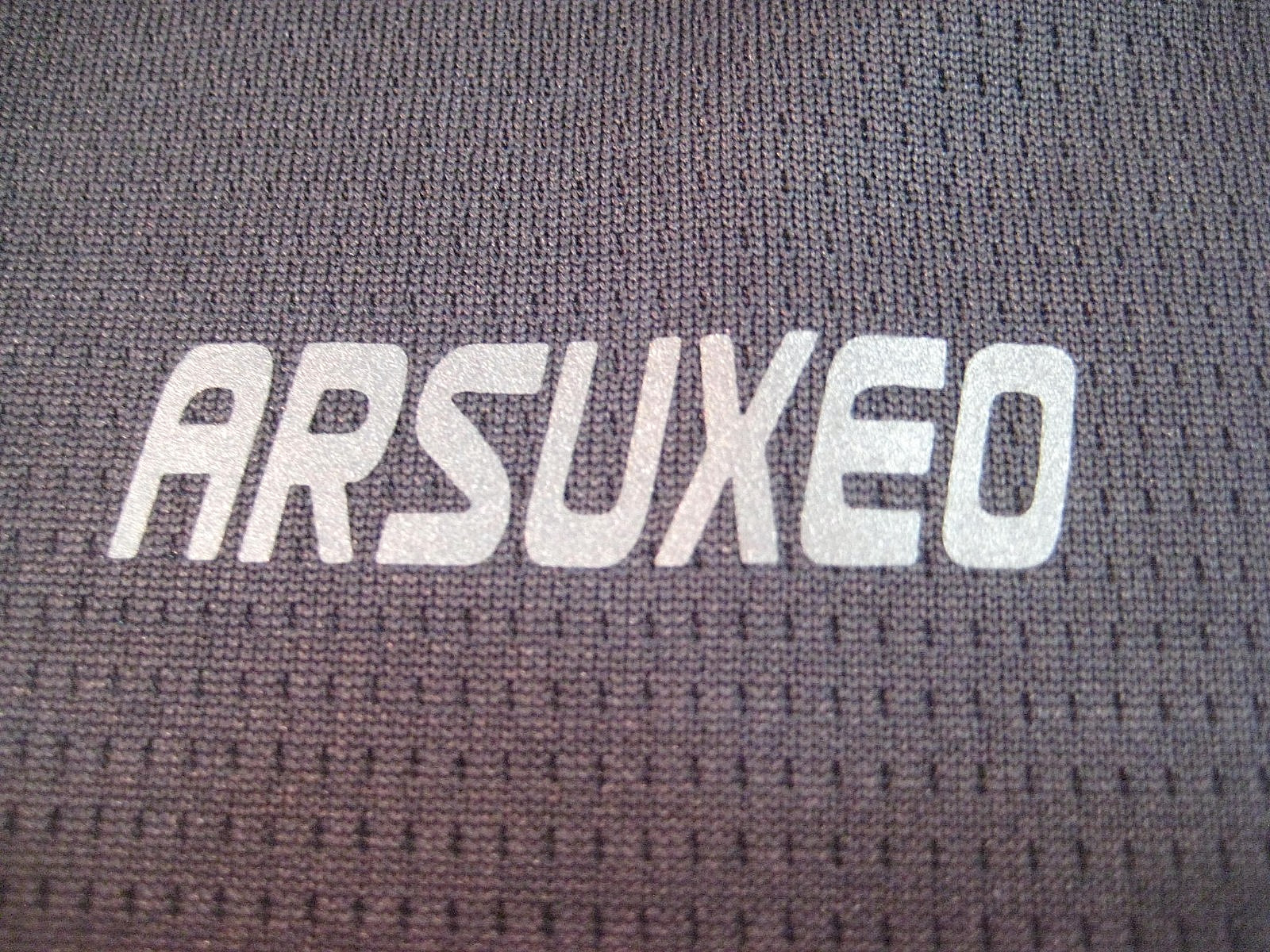 ARSUXEO Cycling Jersey Size Large Black/Gray 1/2 Zip Cycling Jacket w/Pockets