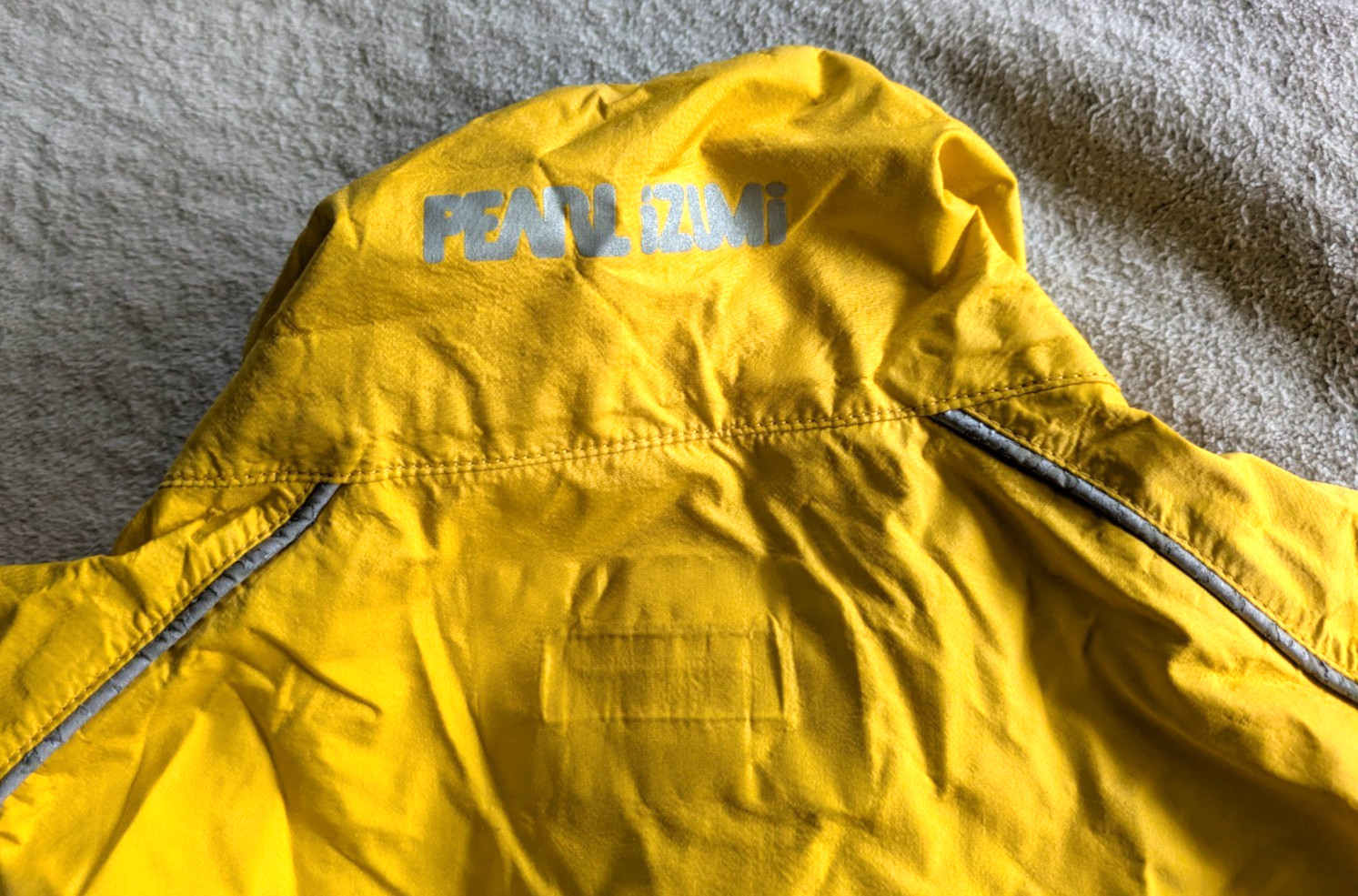 PEARL IZUMI Event Cycling Windbreaker Jacket Mens Medium Yellow