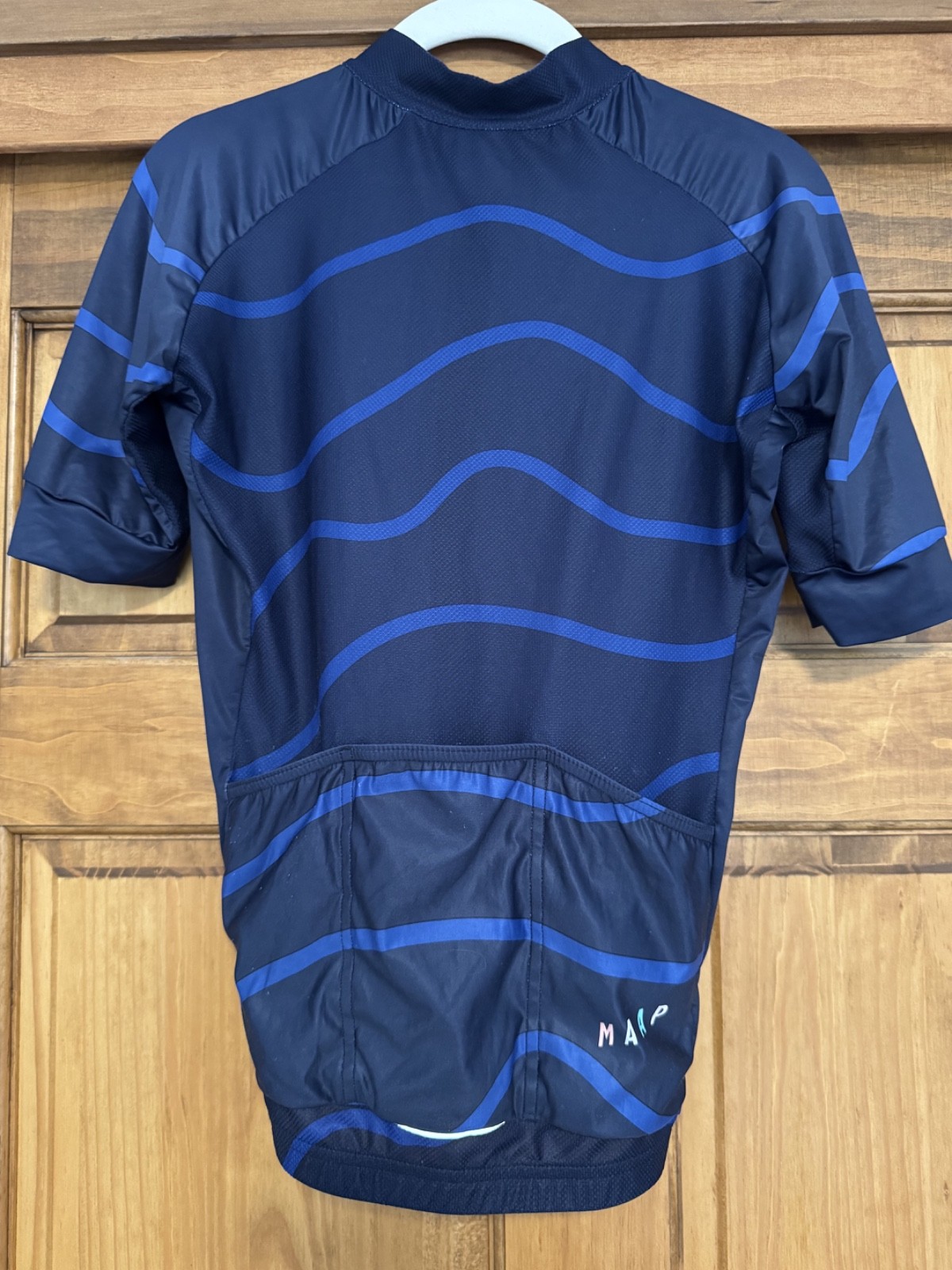 MAAP Cycling Jersey Navy Blue Short Sleeve Men’s XS Great Condition