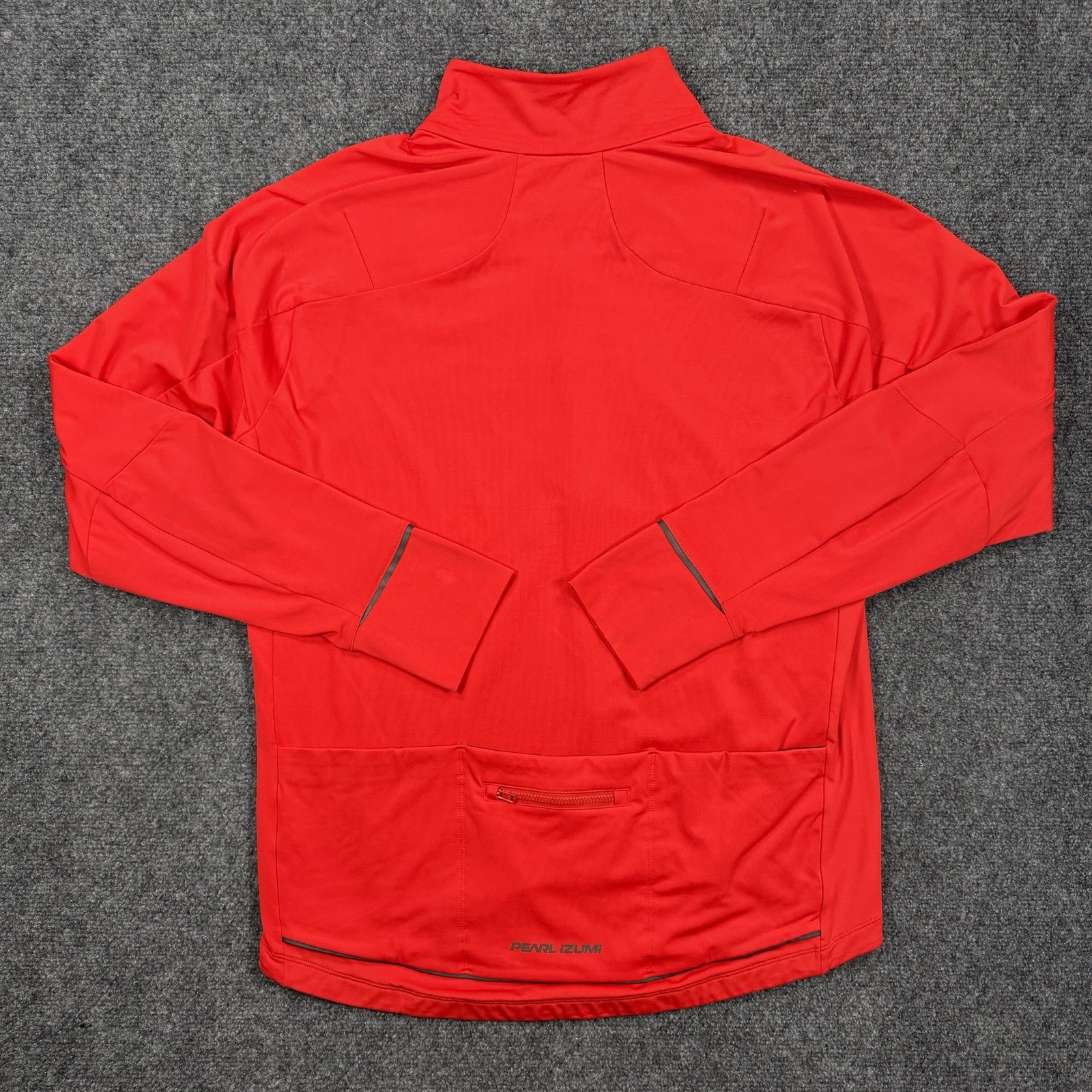 Pearl Izumi Men’s XL Cycling Jacket Full Zip Thermal Bike Jersey Coral Orange