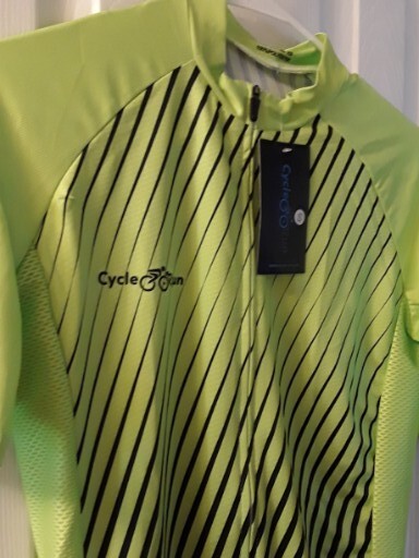 Cycle-Run Men’s Short Sleeve with 3 Rear Pockets-Small