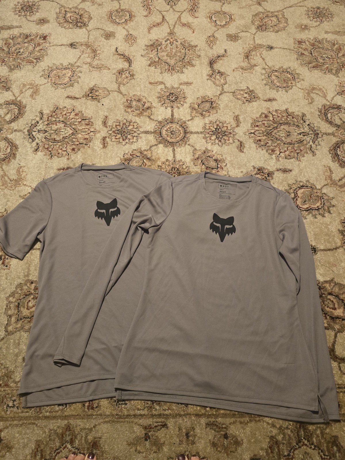 Fox Ranger Small Short And Long Sleeve Jerseys Dark Tan