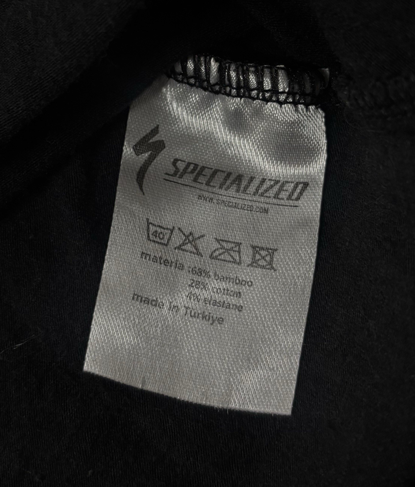 Specialized 50 T-Shirt Women’s Medium Black Bamboo Cotton Short Sleeve