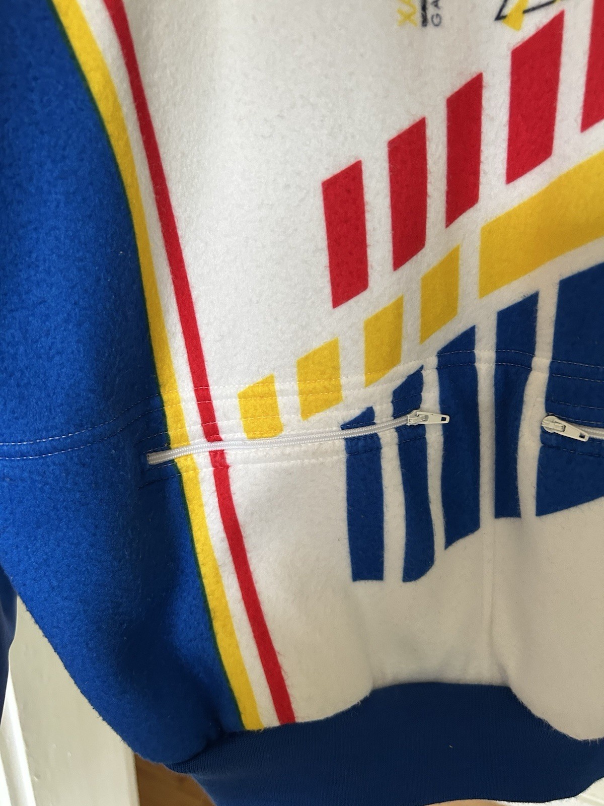 Nalini/ Banesto vintage Cycling jacket Synthetic Fleece Size L