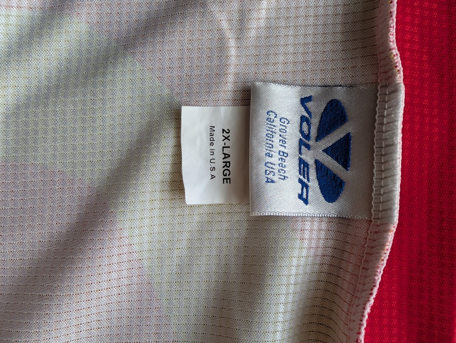 Voler CYCLING SHIRT 2XL..100 Percent Polyester.New With Tag Zip Front