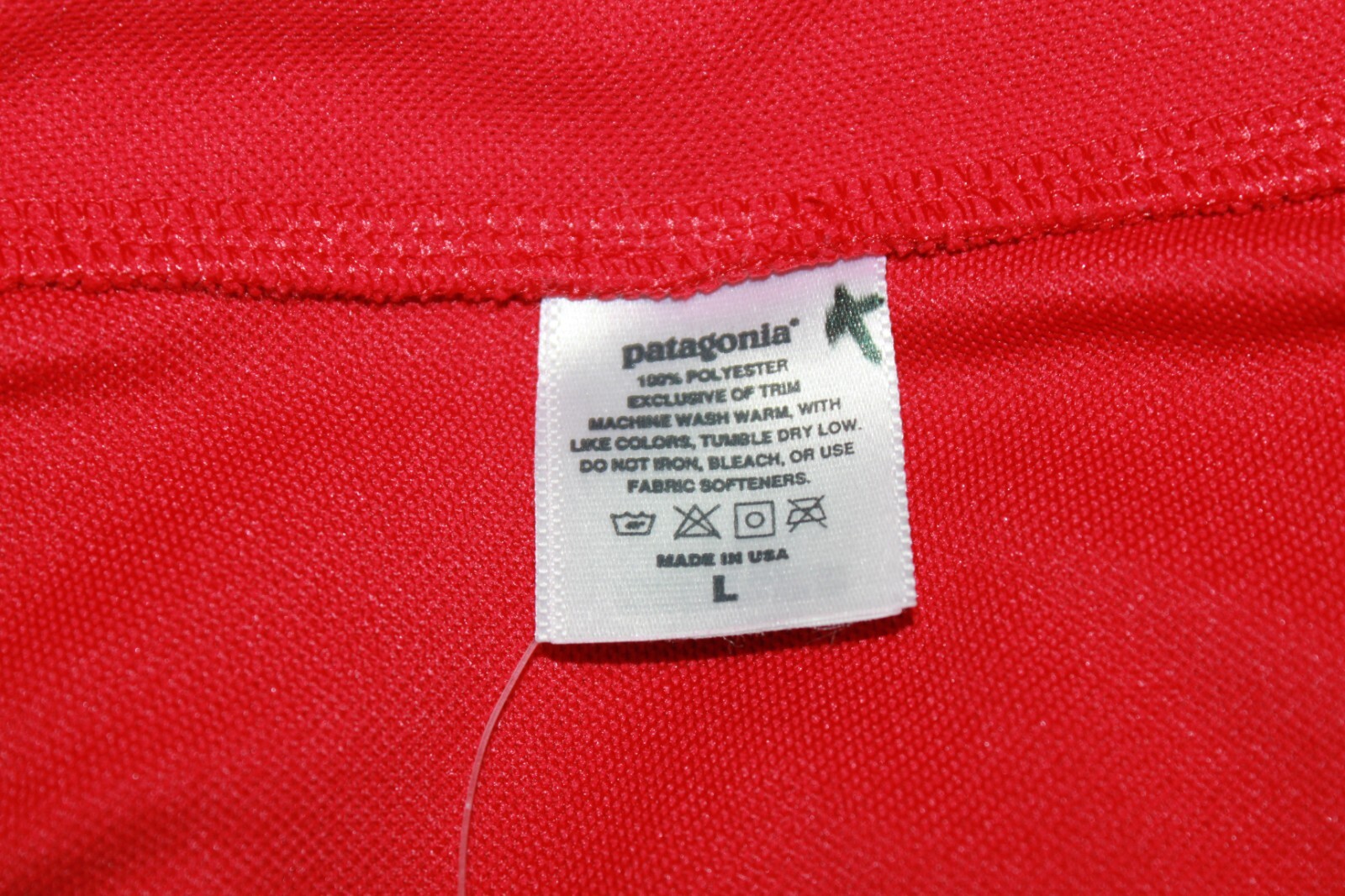 Patagonia Cycling Jersey Women’s Large Red Gray 1/2 Zip S/S USA MADE