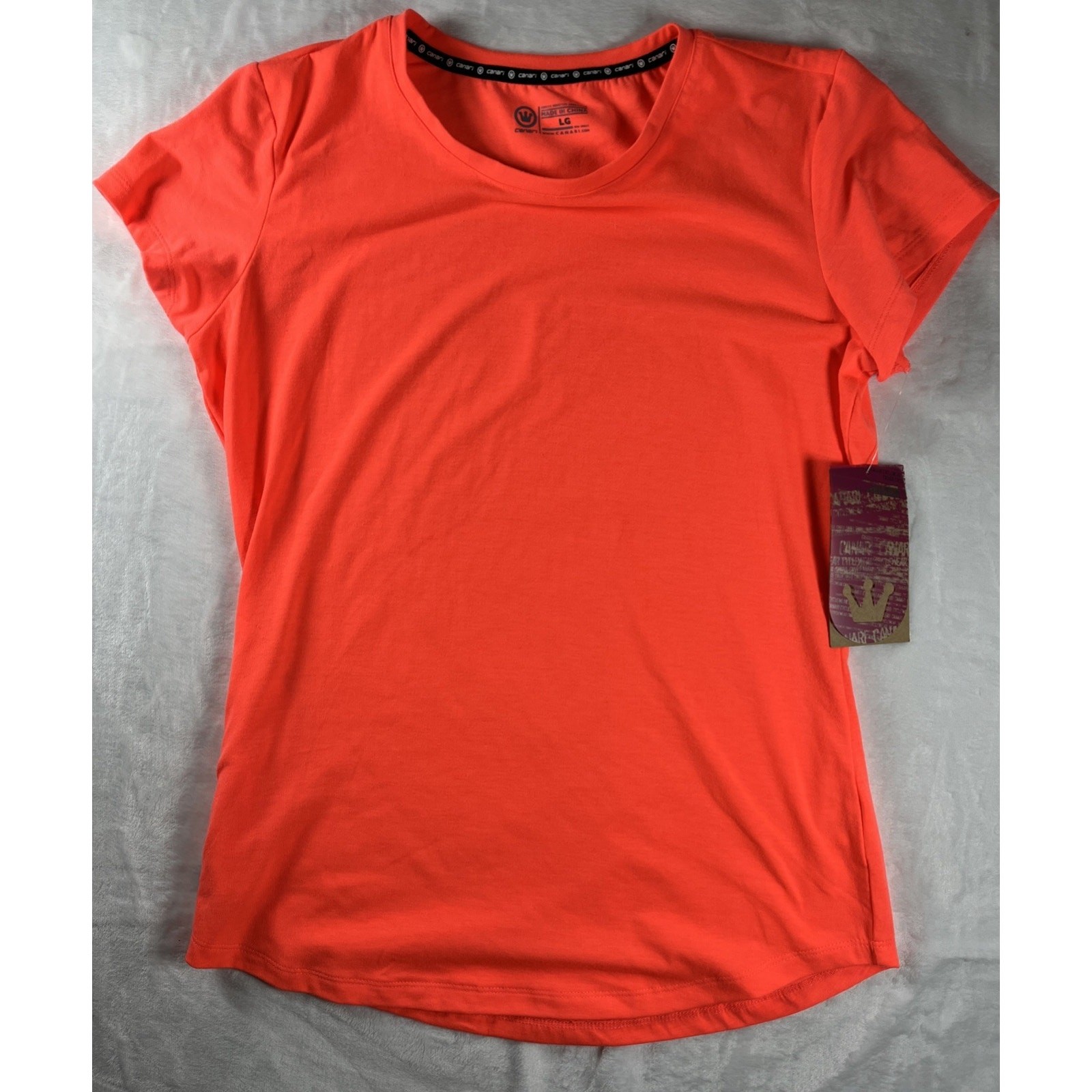 Canari WOMEN’s LARGE Sport Jersey Cycling Shirt NEON ORANGE NWT