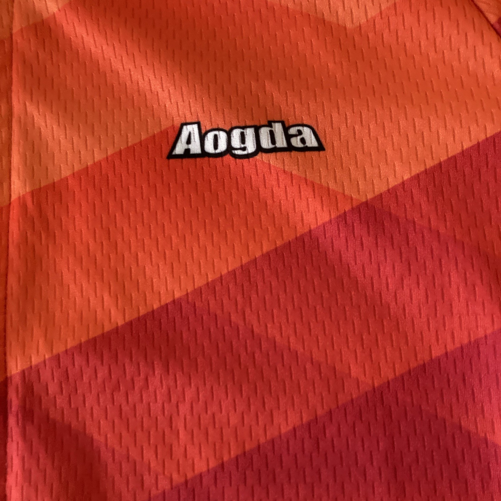 Aogda Women’s Cycling Jersey XL Colorful Full Zip Vented Short Sleeves Chest 40