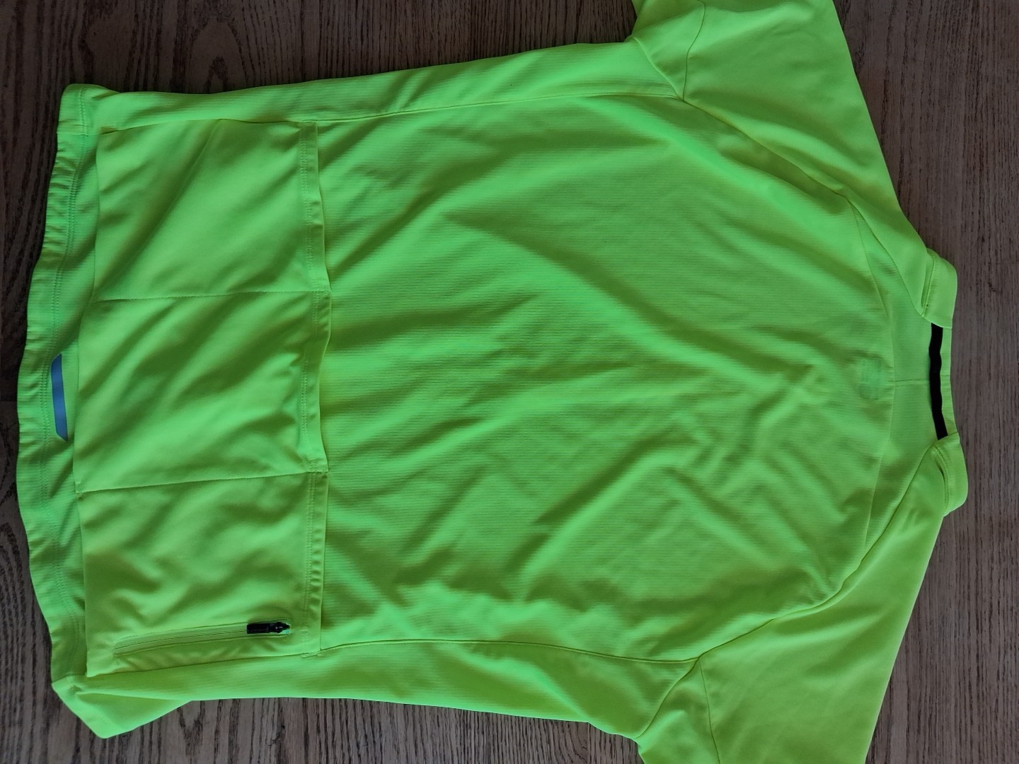 Bontrager Womens Hi-Viz Cycling Jersey Sz Large Neon Yellow Pockets