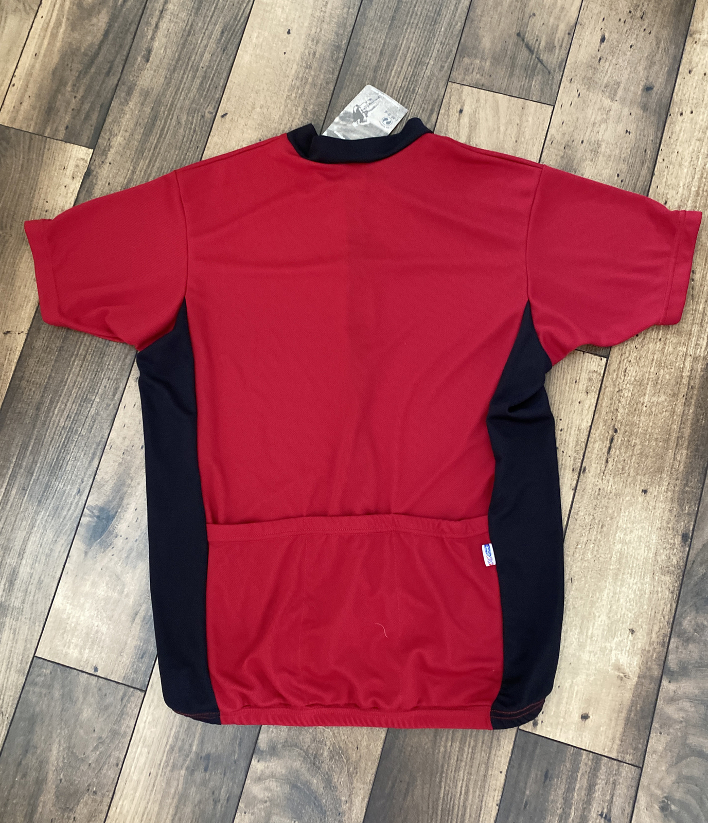 Borah Teamwear Men’s Pro Cycling Jersey, ￼Sz.Large Black And Red ￼