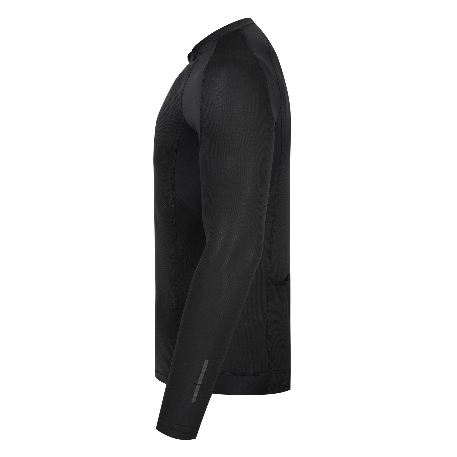 Men Casual Cycling Jersey Long Sleeve Half Zip T- Shirts Bike Breathable Tops