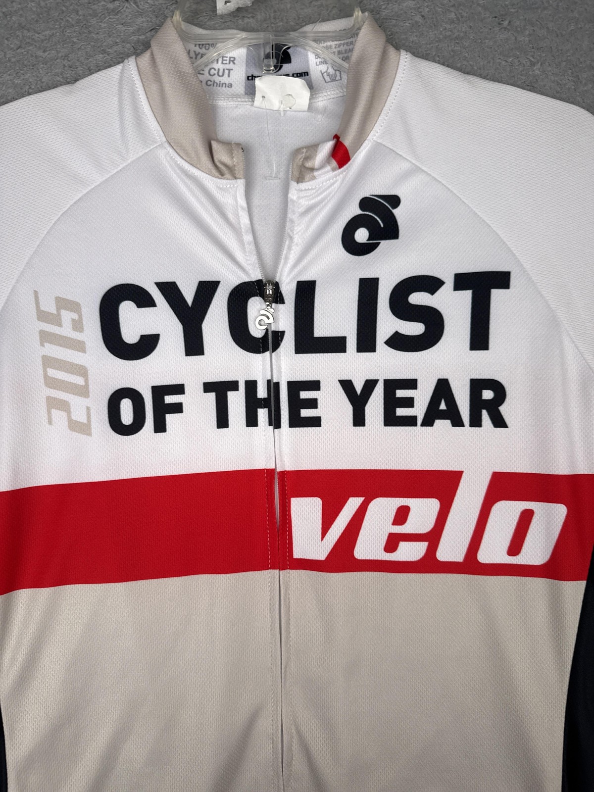 Champion System Cycling Jersey Mens Large Cyclist Of Year Full Zip Long Sleeve