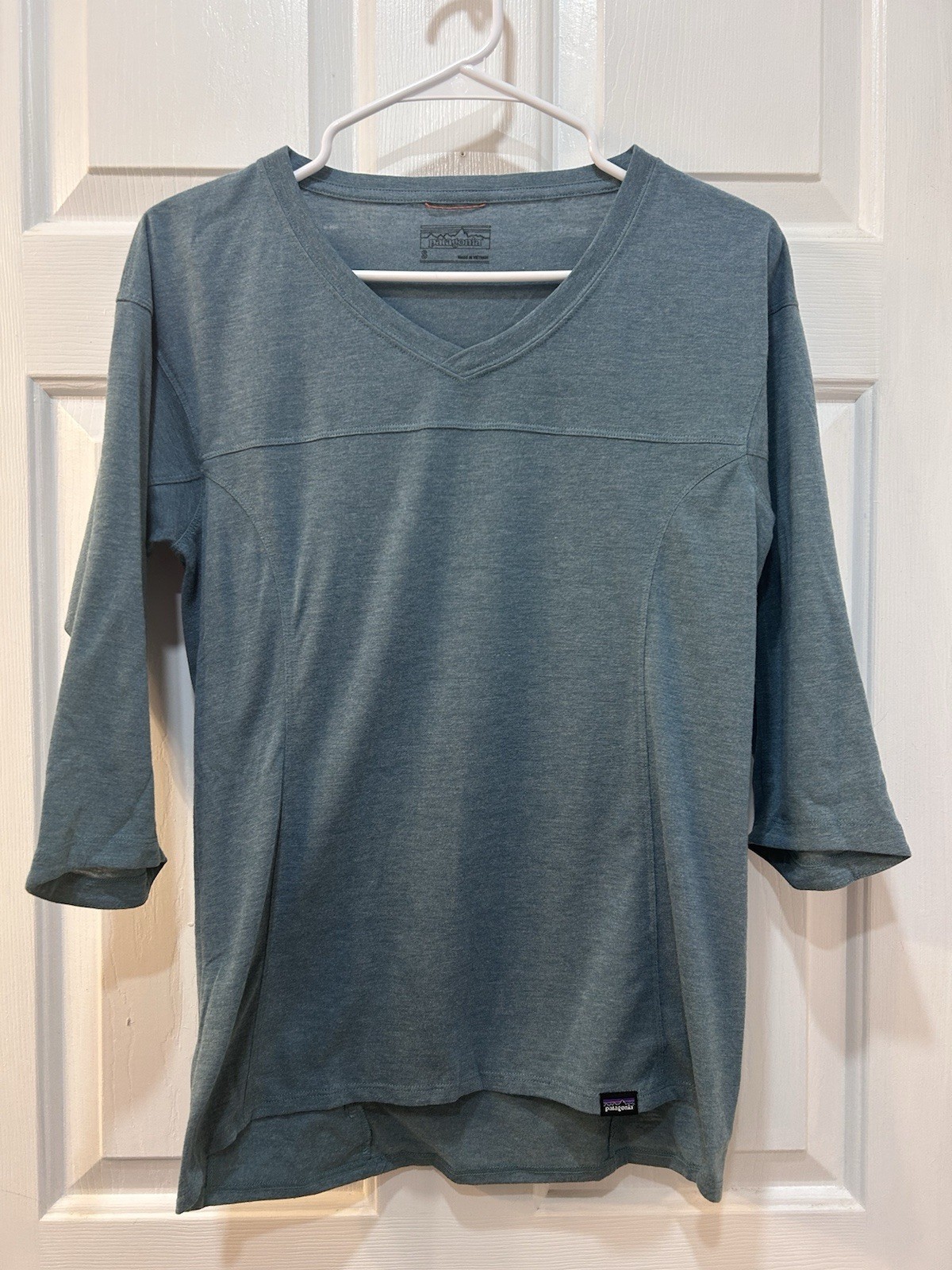Patagonia Nine Trails Bike Jersey Women S Outdoor Performance Mountain Cycle Gry