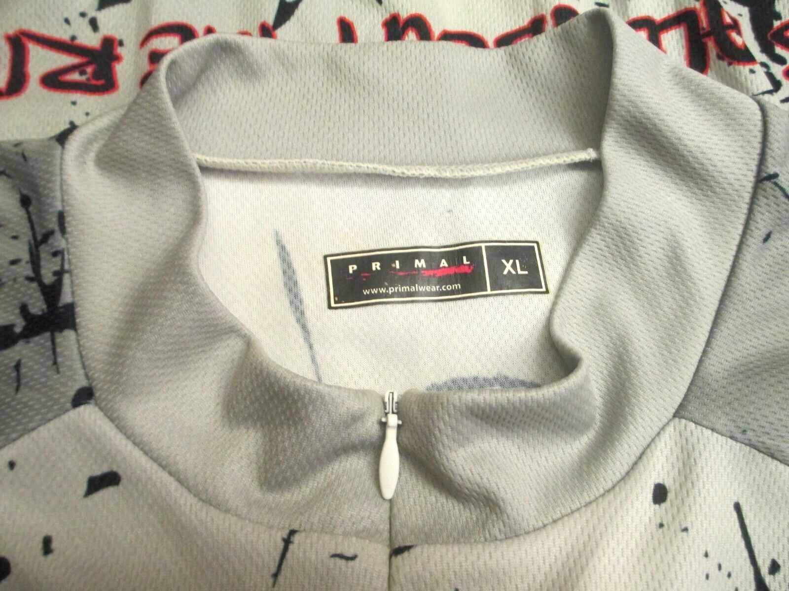 Primal Wear Racing Cycling Jersey Renegades Enjoy The Ride Men’s XL 3/4 Zip Poly