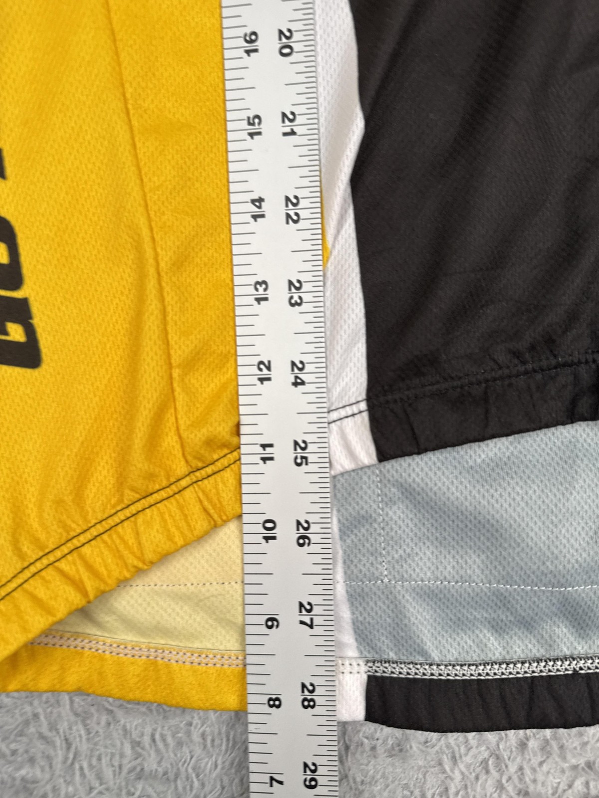 Hincapie Cycling Jersey Mens Medium Multicolor Iowa Hawkeyes 1/2 Zip Pockets Top