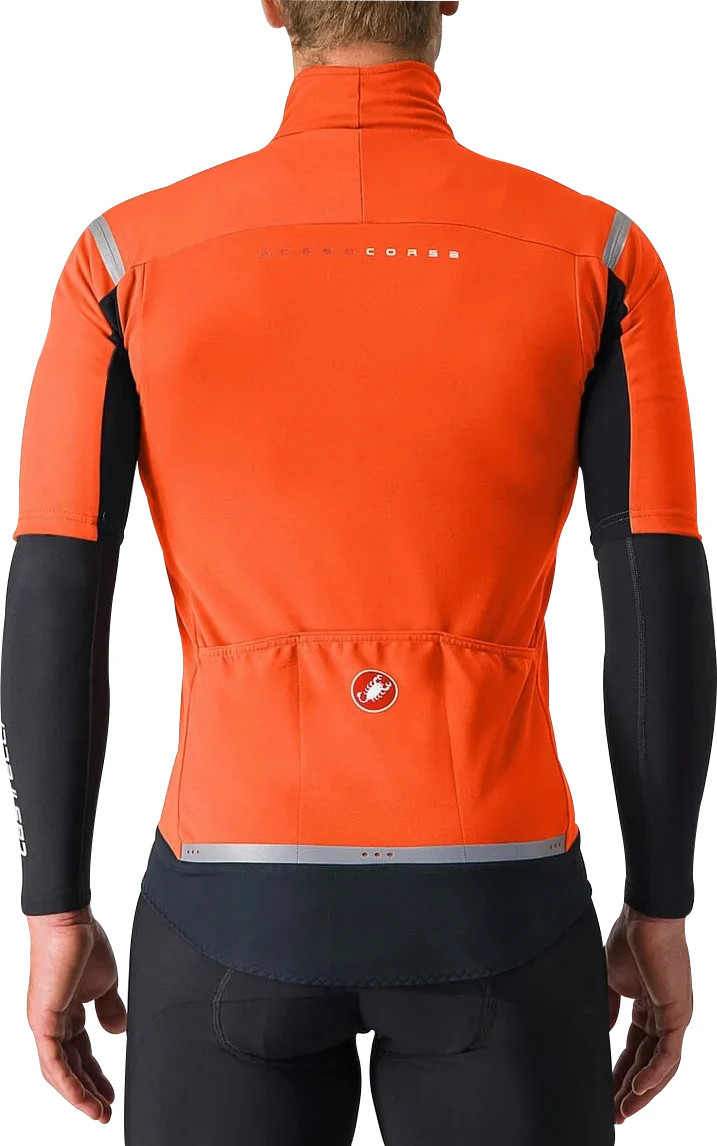 Castelli Gabba RoS 2 Mens Cycling Jersey Orange Short Sleeve Base Layer Top