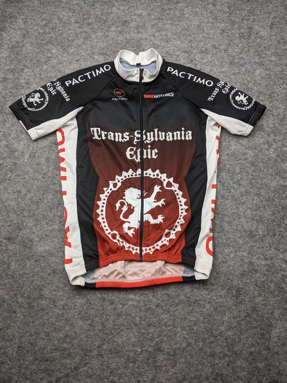 Pactimo Cycling Jersey Mens Small Multicolor Full Zip Trans-Sylvania Epic