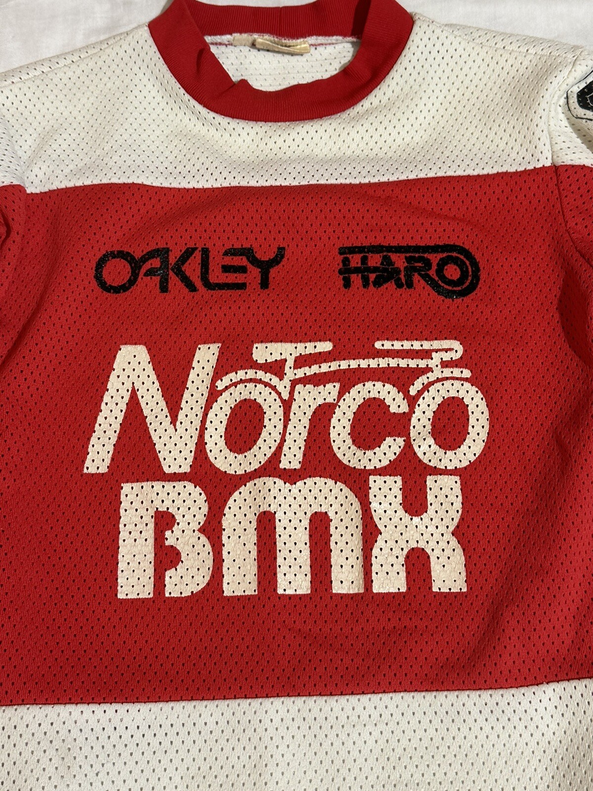 Rare Vintage Cardinal Sportsware Norco BMX Racing Jersey Unisex Kids Small Haro