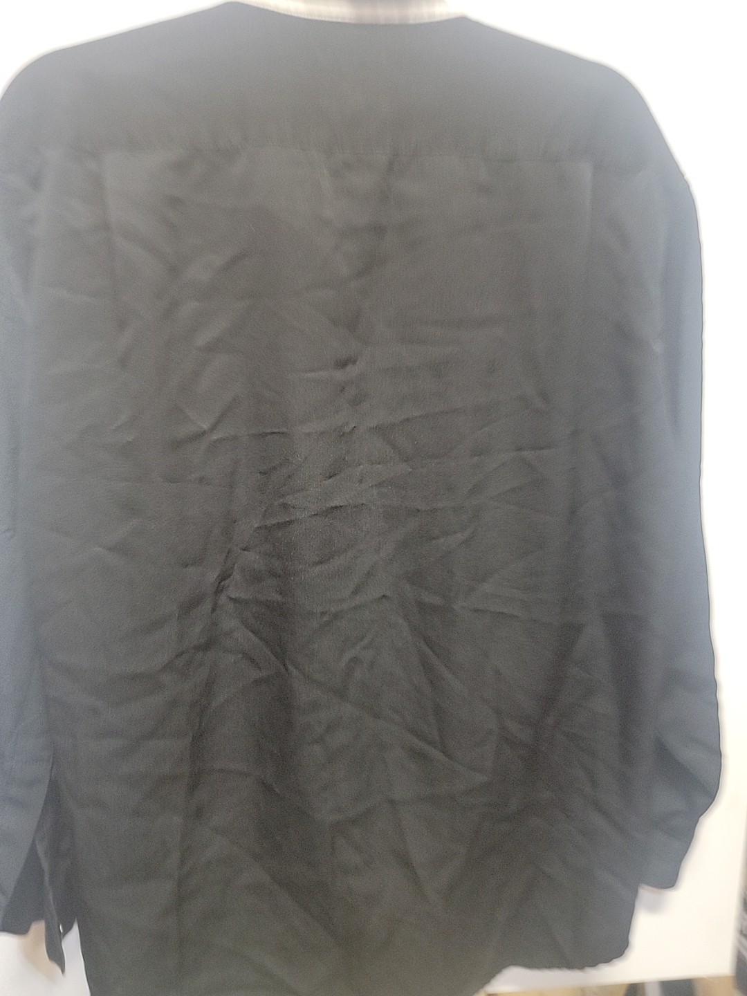 Husky Club Long Sleeve,black Small Embrodered shirt