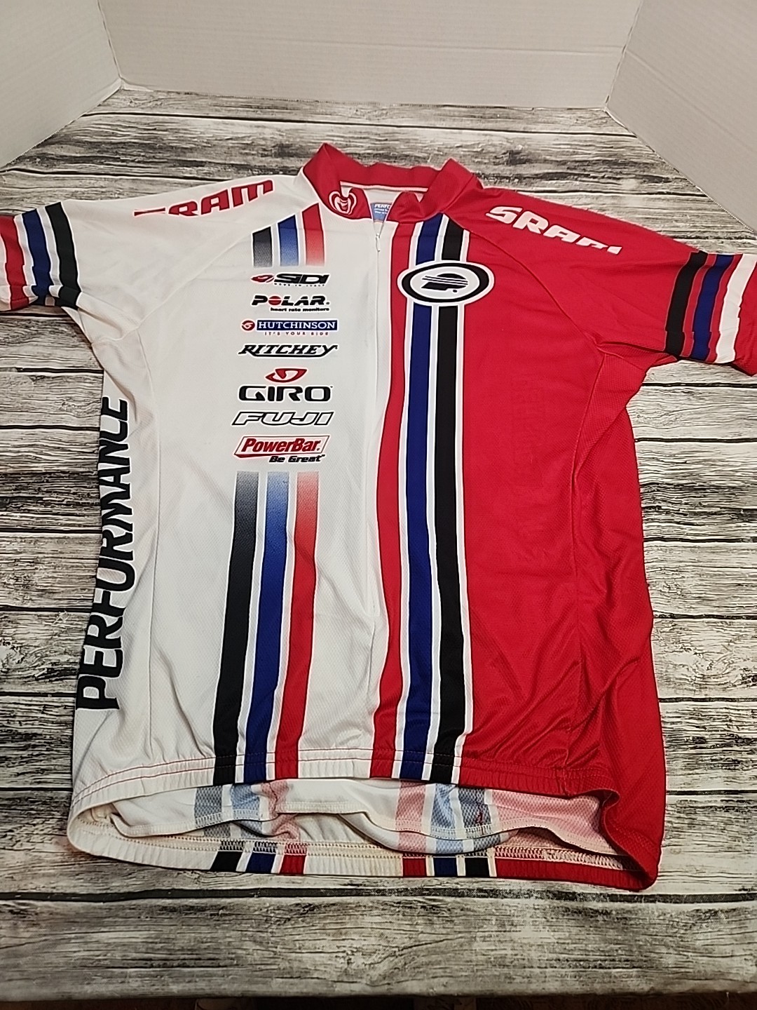 Performance Cycling Jersey Men (L) Half-Zip Short Sleeve Regular Pullover Bike