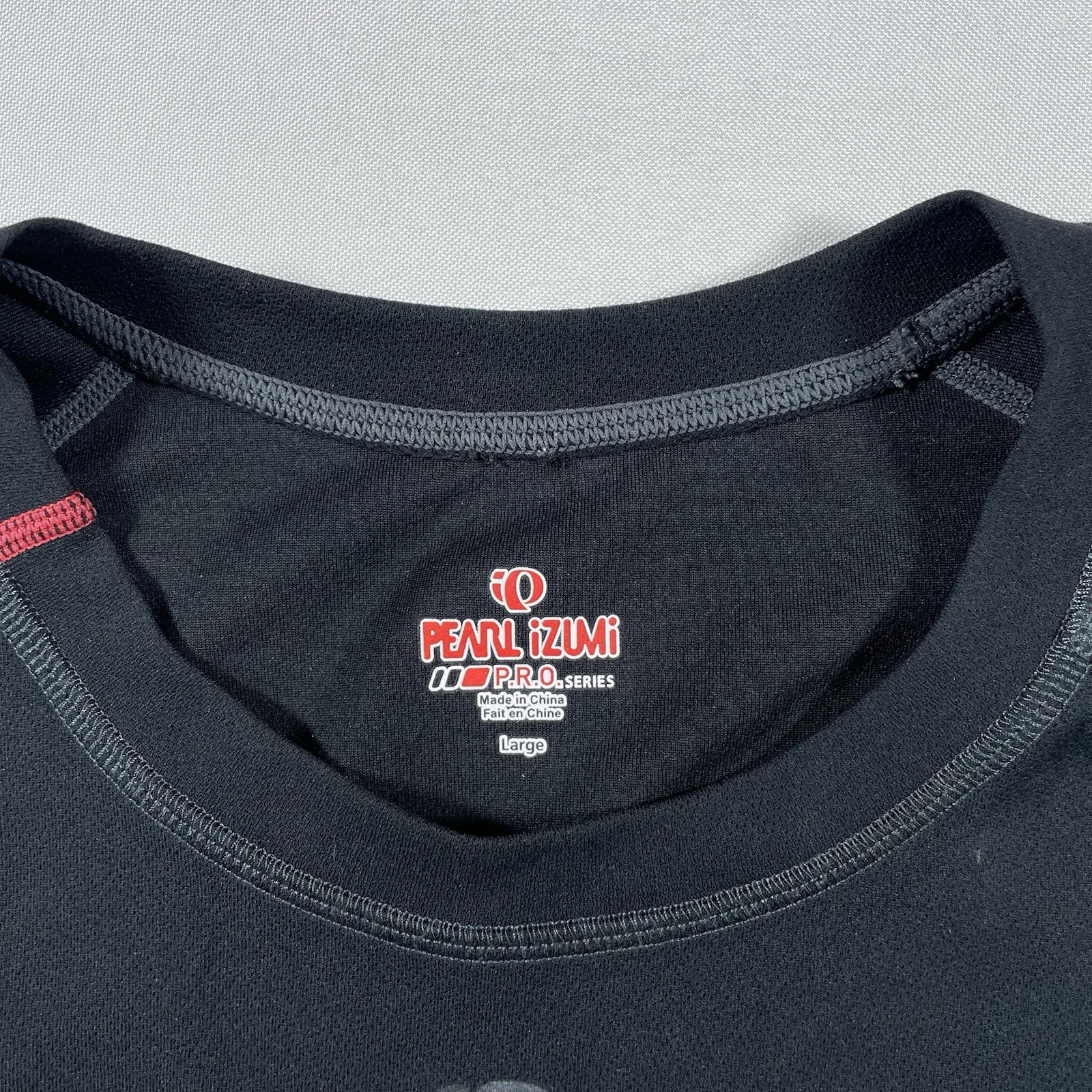 Pearl Izumi Pro Series Long Sleeve Shirt Black Cycling Athletic Apparel Large