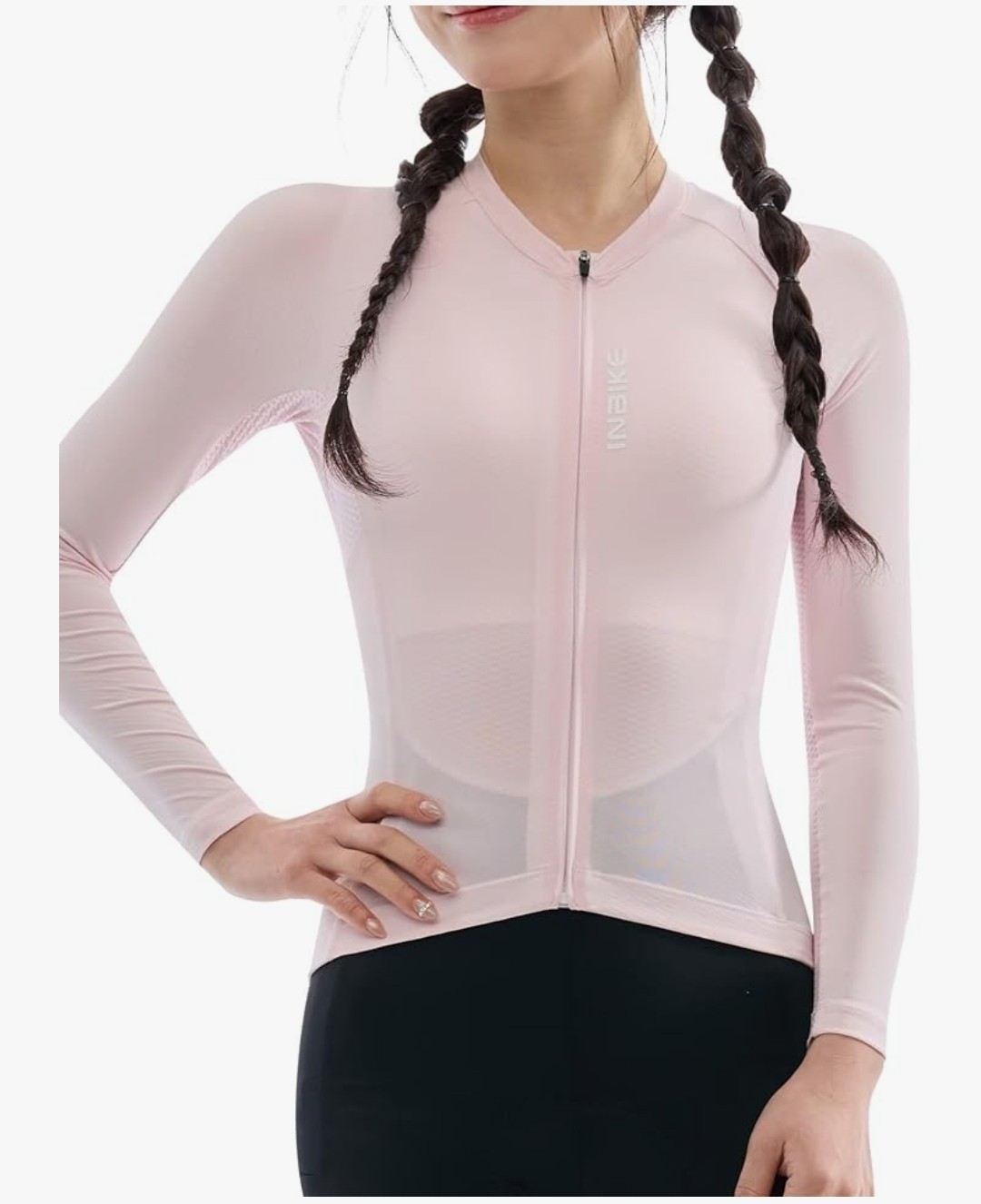 INBIKE Cycling Jersey Women Long Sleeve,Breathable Mesh Bicycle Biking Bike…