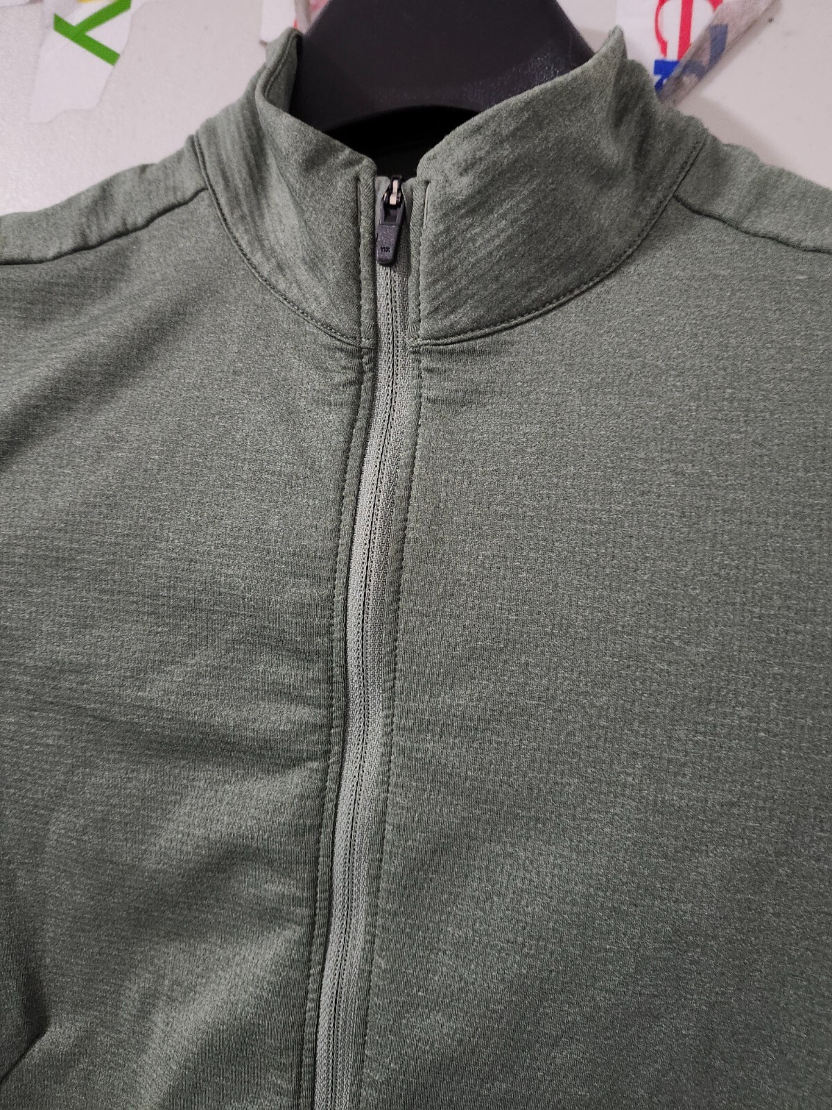 REI Coop Jacket Womens XS Green Junction Cycling Jersey Zip High Neck Stretch