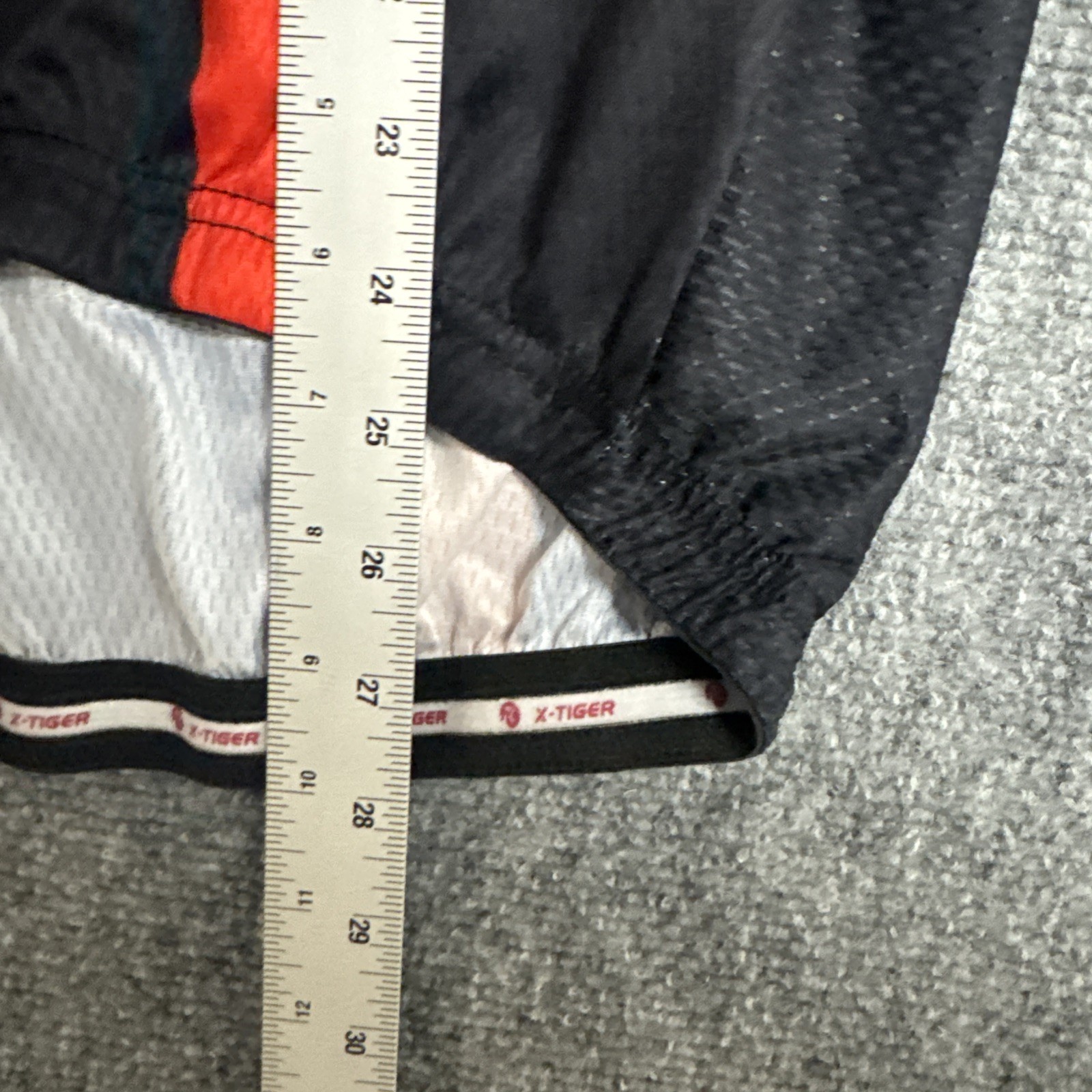 X-Tiger Cycling Jersey Men’s XXL Full Zip Short Sleeve Tagless Bike Shirt